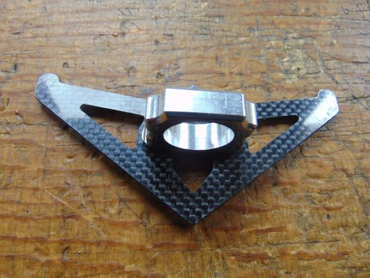 RAVE BALLISTIC 700E CARBON FIBRE HORIZONTAL FIN & ALLOY MOUNTING BRACKET