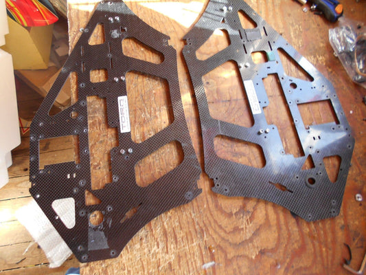 RAVE BALLISTIC 700E CARBON FIBRE MAIN FRAME SIDES