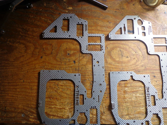 RJX X-TREME 50 GLASS FIBRE MAIN FRAME SIDES L/HAND & R/HAND