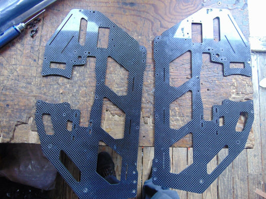 SYNERGY E7 CARBON FIBRE MAIN FRAME SIDES