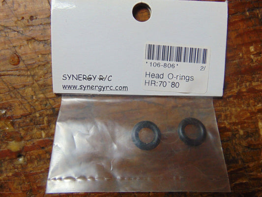 SYNERGY N9 HEAD O RINGS HR70-80 106-806  BNIB