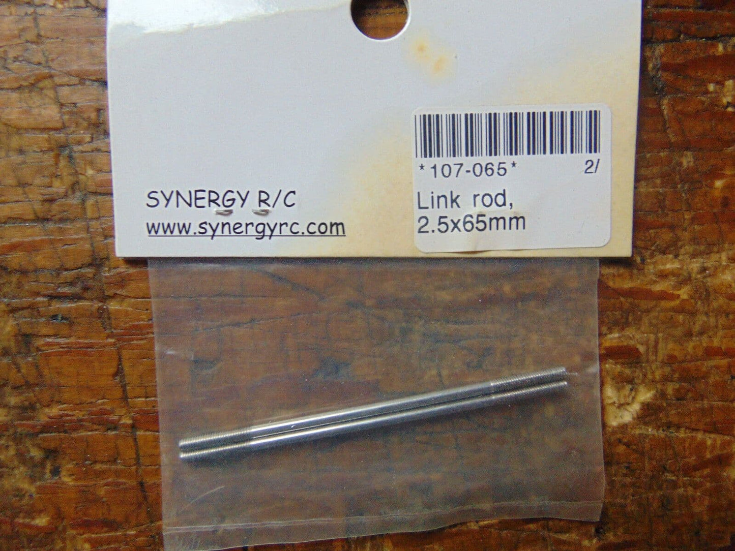 SYNERGY N9 LINK ROD 2.5x65 mm 107-065  BNIB