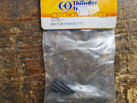 THUNDER5 TIGER E700 SLANT CUT MOTOR PINION 11t PV1617  BNIB