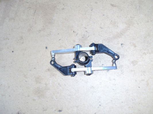 TREX 600 WASHOUT ASSEMBLY SILVER ALLOY ARMS WITH BLACK ALLOY BASE