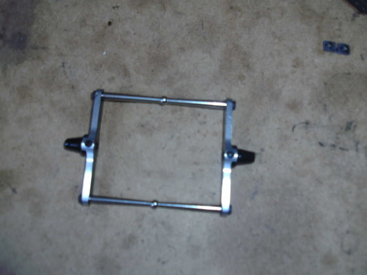 TREX 700 FLYBAR CONTROL HOOP SILVER/BLACK ALLOY
