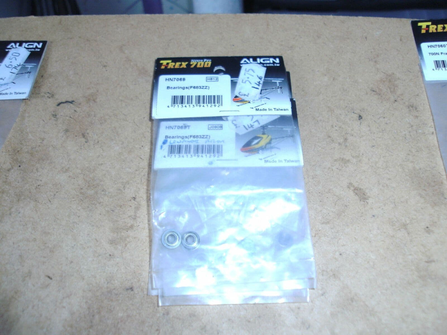 TREX 700N BEARINGS F683ZZ HN7069T  BNIB