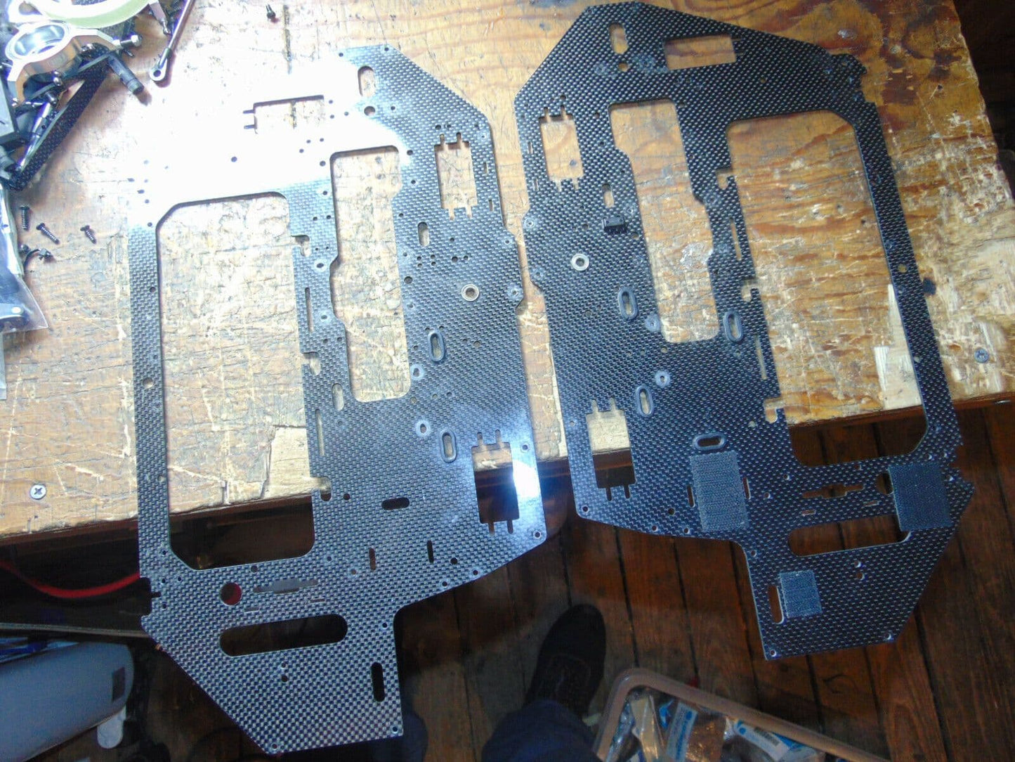 TSA 700 E CARBON FIBRE MAIN FRAME SIDES