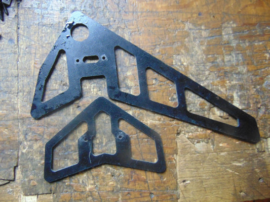 TZ 90 V2 CARBON FIBRE TAIL FIN SET