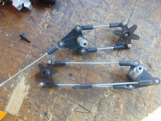 TZ V2 50 AILERON CONTROL ARMS & LINKAGES