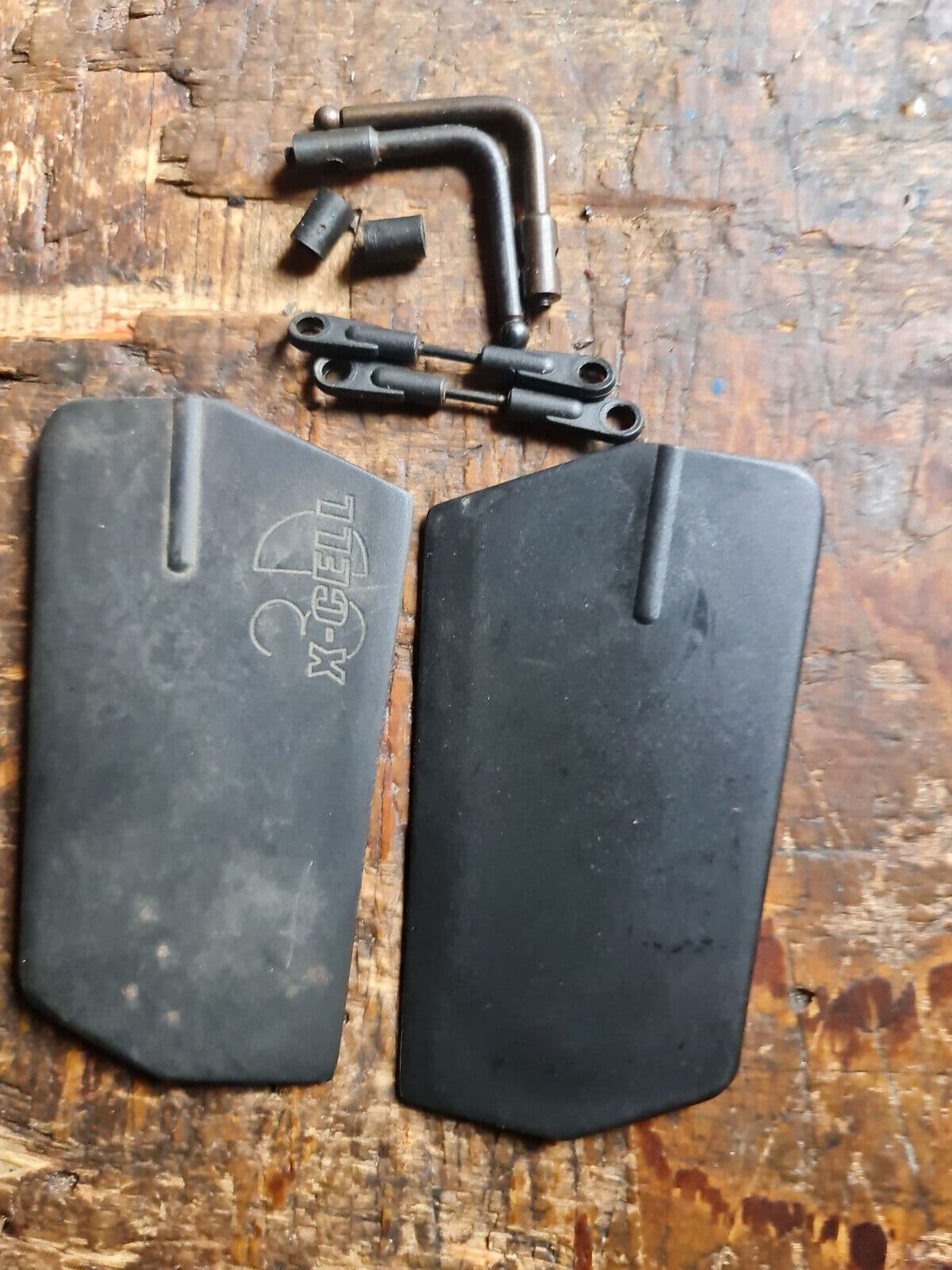 X-CELL 60 FLYBAR PADDLES & CONTROL ARMS WITH LINKS