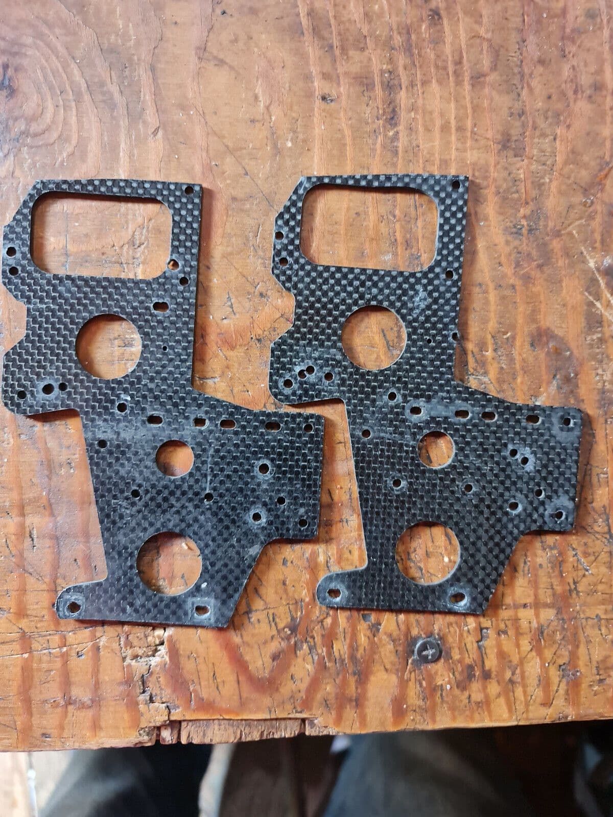 X-CELL 60 PRO CARBON FIBRE MAIN FRAME SECTIONS