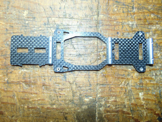 X-CELL FURION 450 CARBON FIBRE LOWER FRAME SECTION