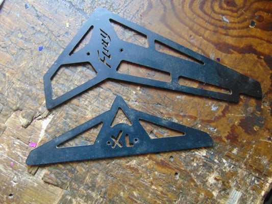 X-CELL FURY 90 / 60 CARBON TAIL FIN SET